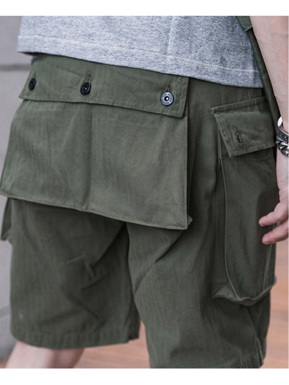 USMC P-44 Utility Shorts - Olive Bronson Mfg. Co. 29